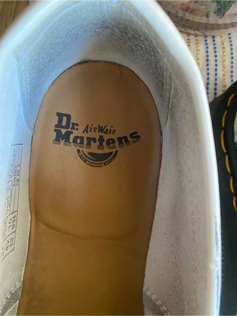 Dr. Martens White Tassel Loafer Leather Slip On Comfort Flats Round Toe Size 9